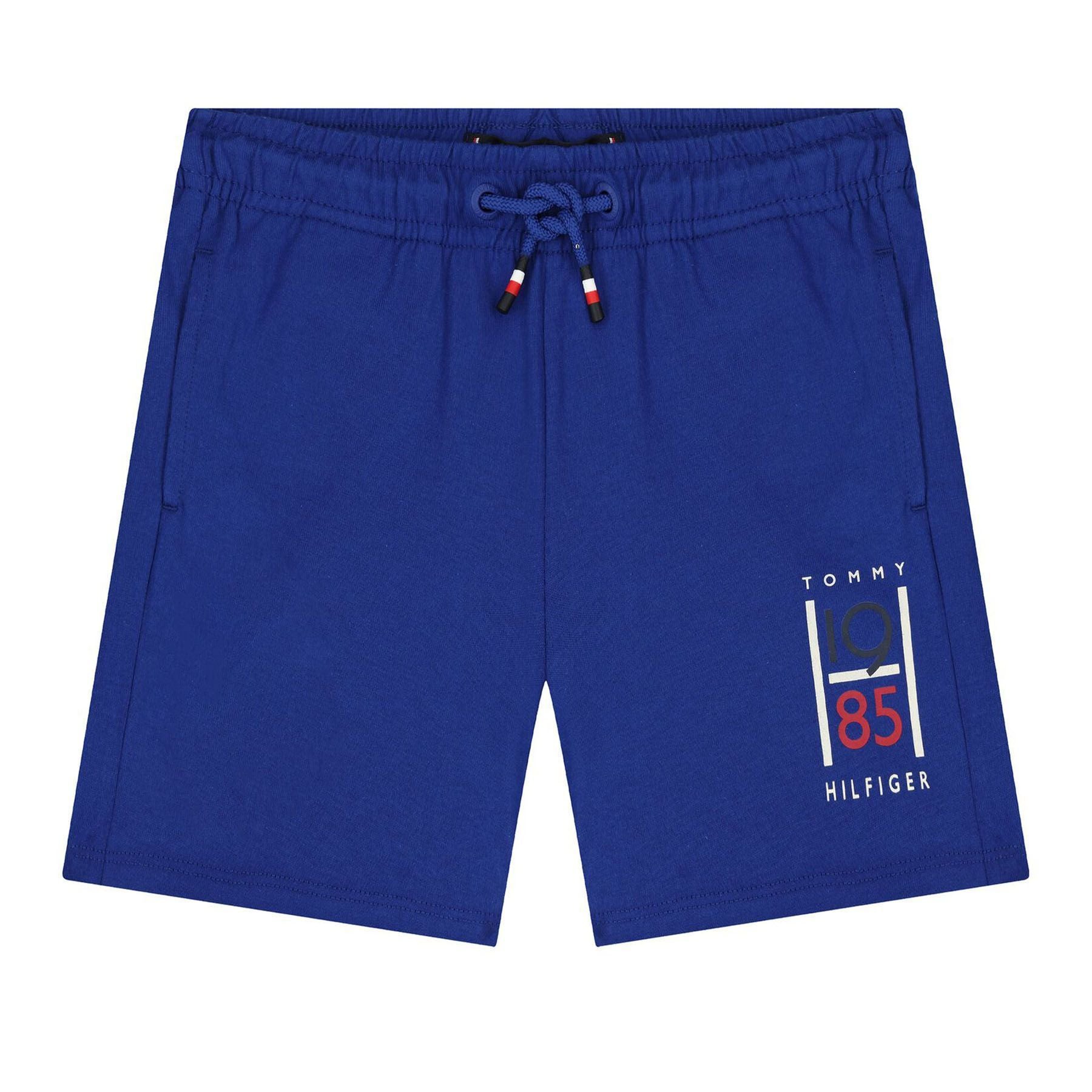 Tommy Hilfiger Lightweight Blue Fleece Bermuda Shorts