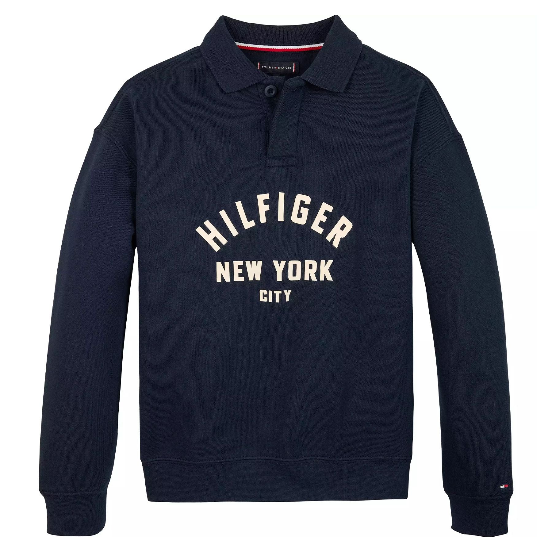 Tommy Hilfiger Blue Sweatshirt with Hilfiger Graphic