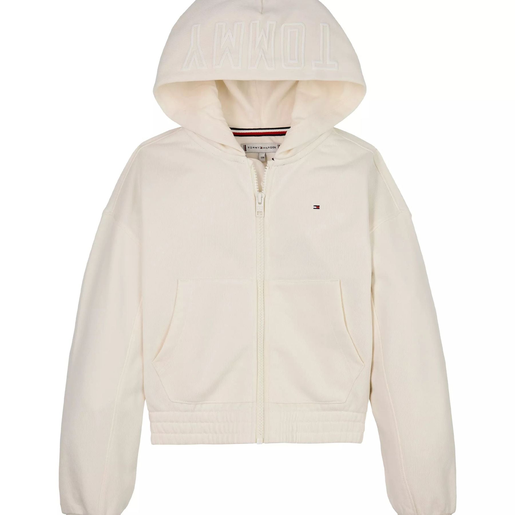 Tommy Hilfiger Zip-Up Hoodie with Tommy Puff Print