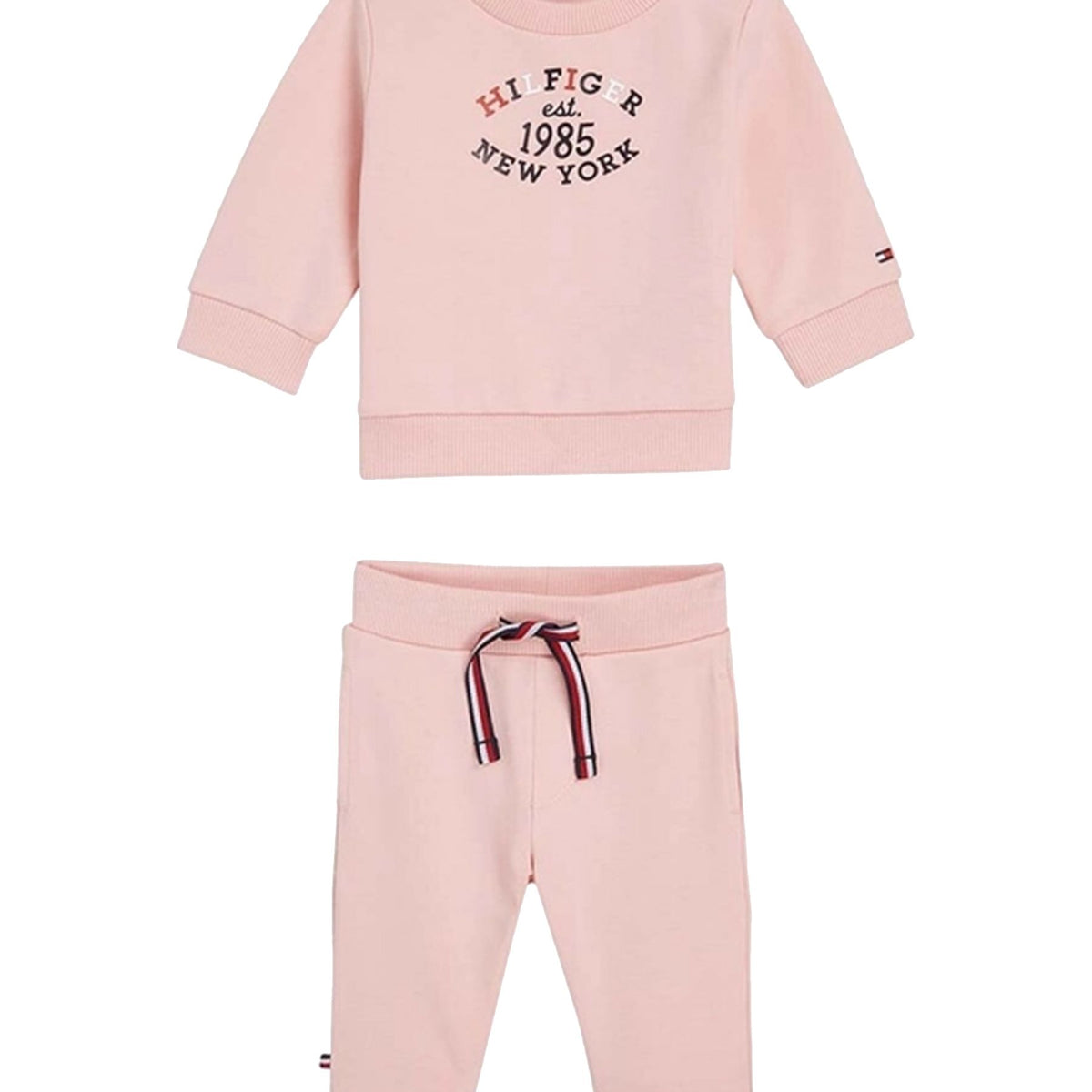 Maglione per bambini Maglia di cotone, lana e alpaca grigio mélange e jacquard Cannage blu Maglione per bambini Maglia di cotone, lana e alpaca grigio mélange e jacquard Cannage blu