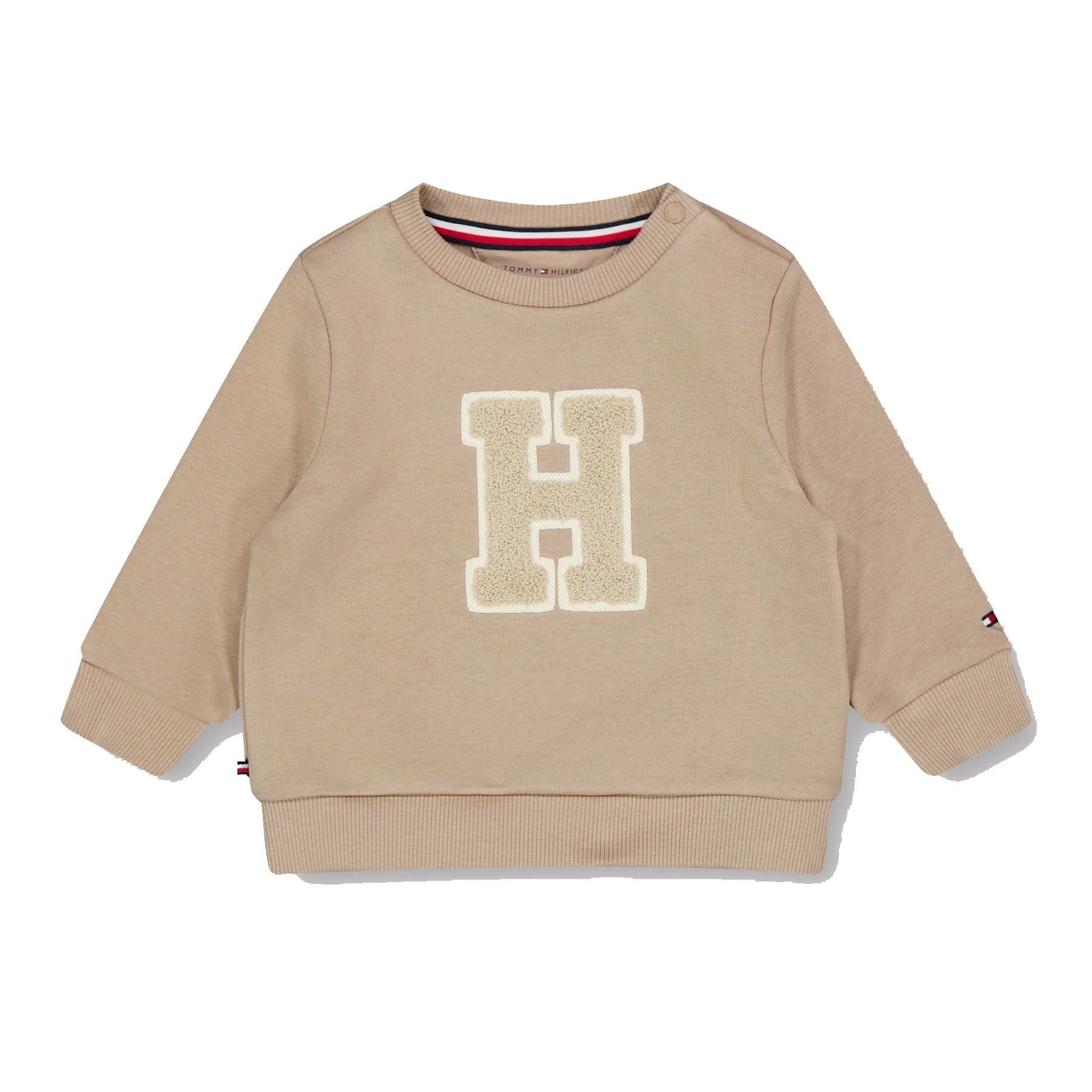 Tommy Hilfiger Crew Neck Sweatshirt with Sponge Effect