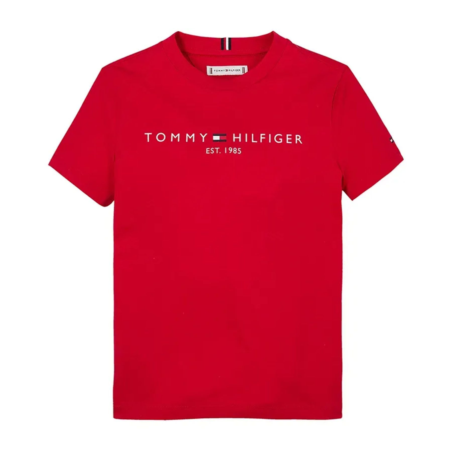 Tommy Hilfiger Red Cotton T-Shirt