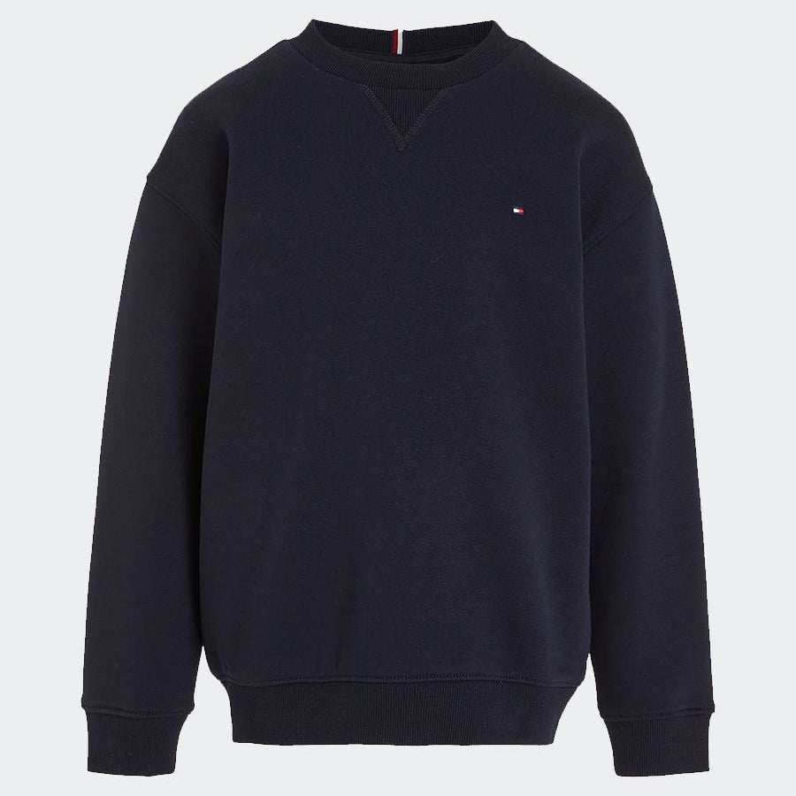 Tommy Hilfiger Solid Color Sweatshirt with Logo