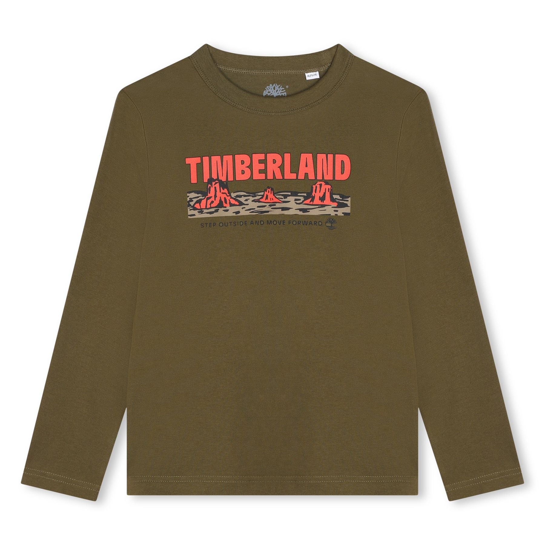 Timberland T-shirt with eye-catching illustration and logo print on the front