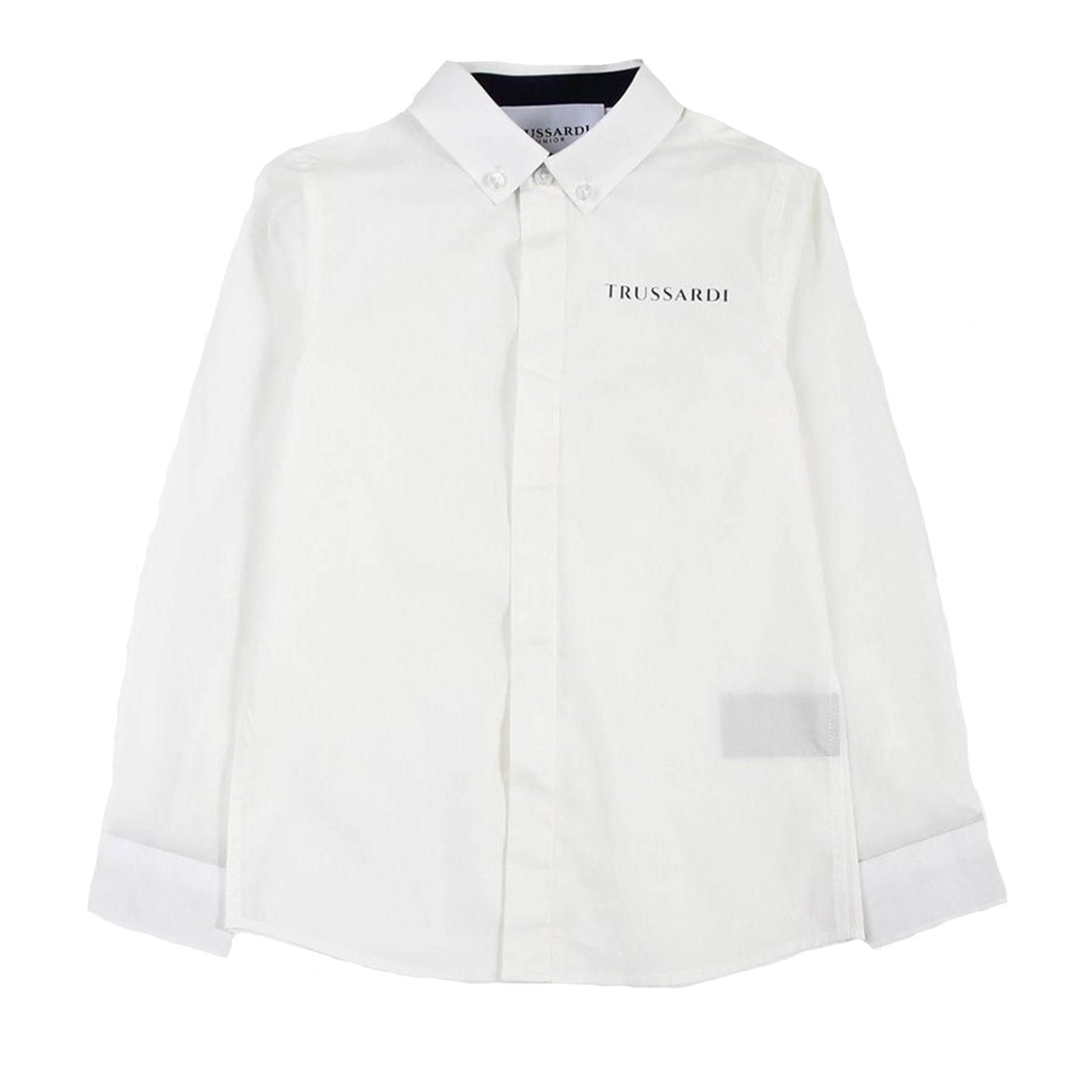 Trussardi Solid Color Shirt with Logo
