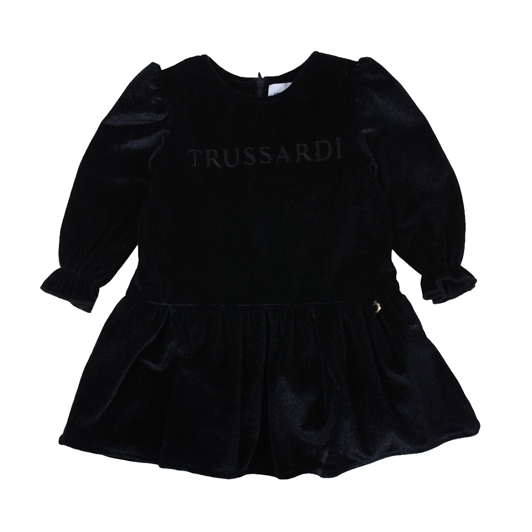 Trussardi Solid Color Dress with Lurex Effect