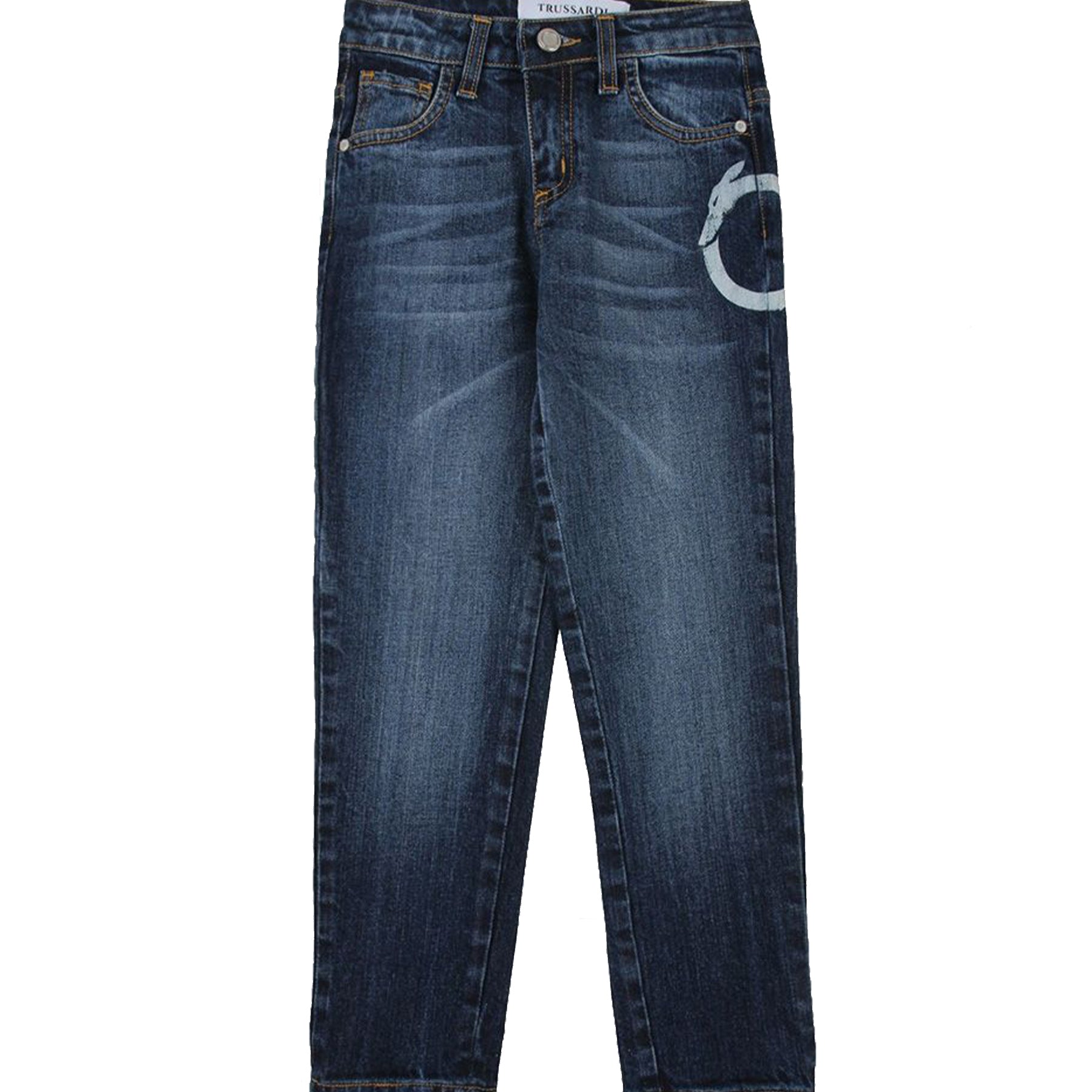 Trussardi Five-Pocket Jeans Medium Wash