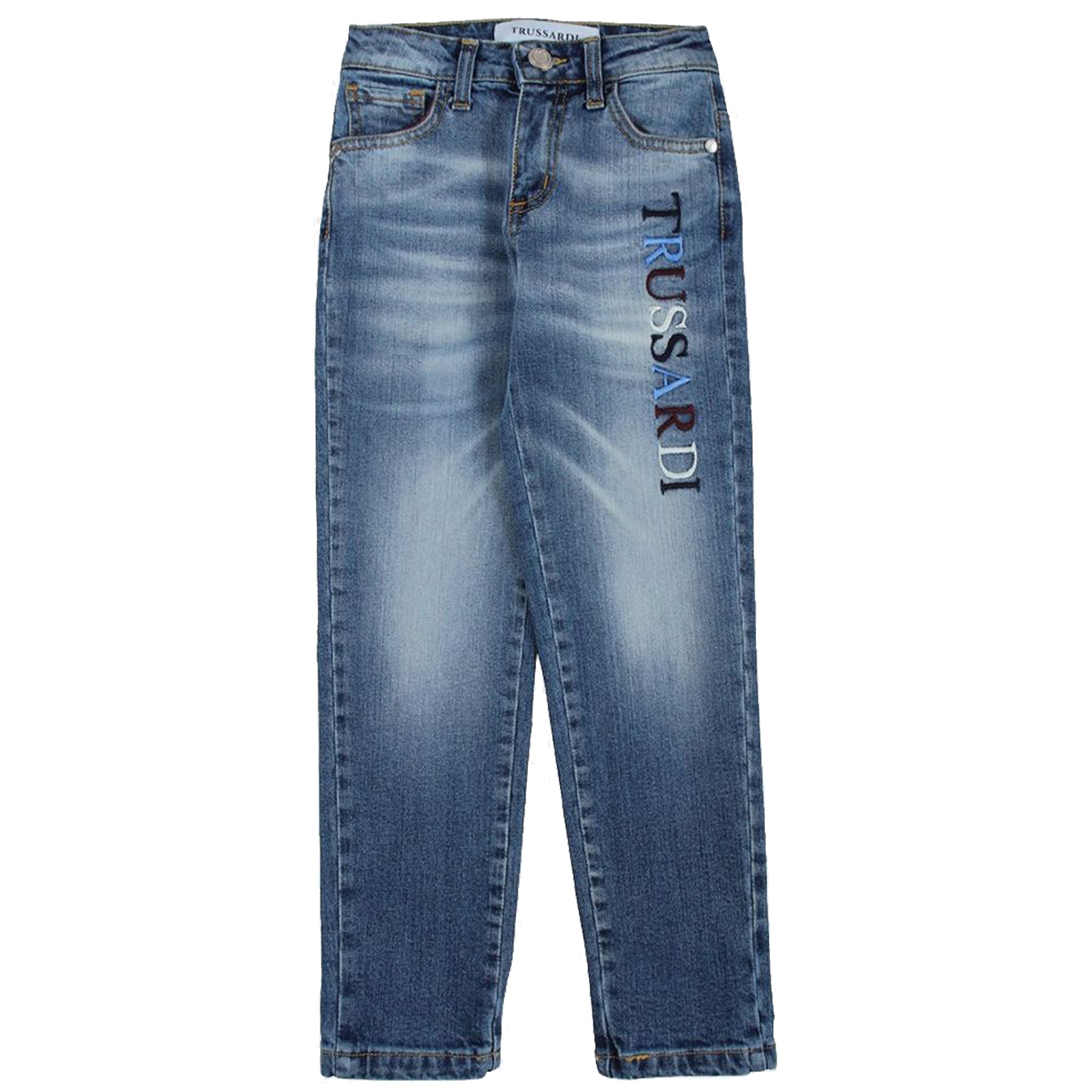 Trussardi Five-Pocket Jeans, Light Wash