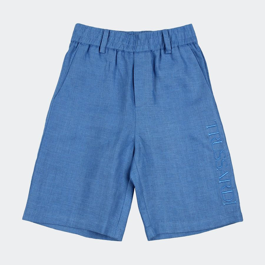 Trussardi Linen Bermuda Shorts