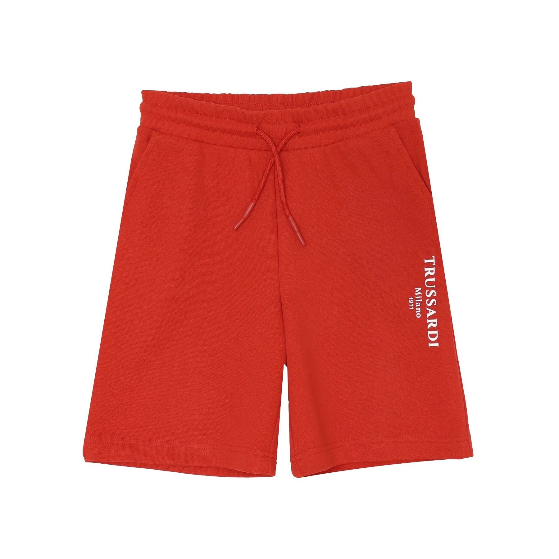 Trussardi Bermuda Shorts in Lightweight Printed Fleece