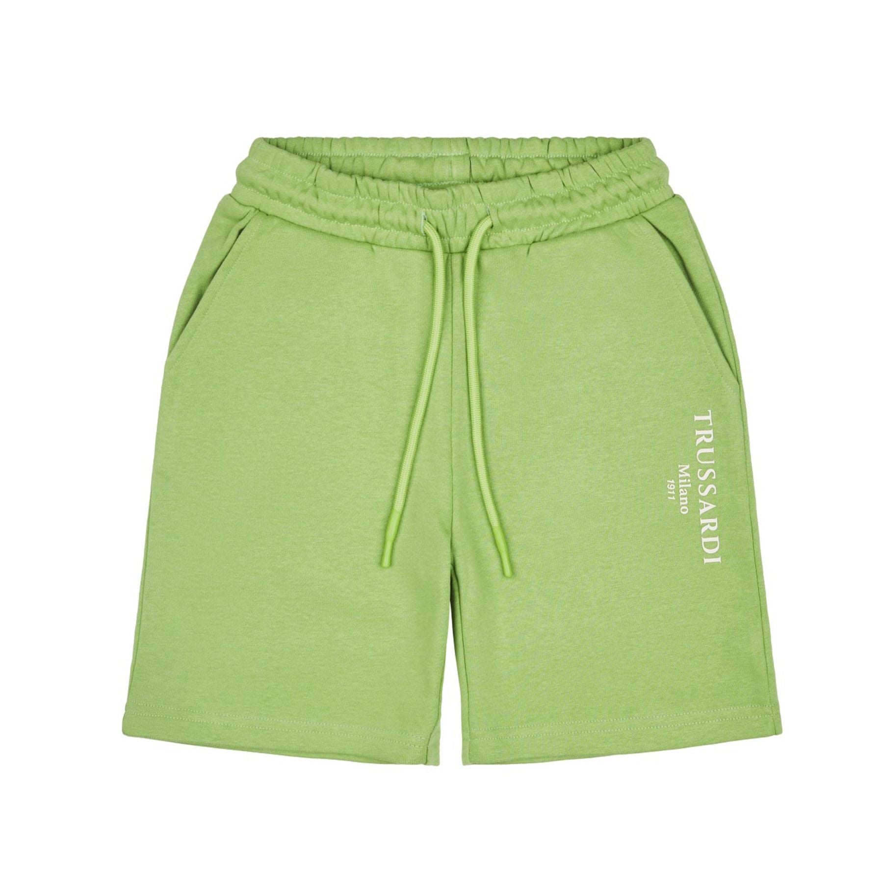 Trussardi Bermuda Shorts in Lightweight Printed Fleece