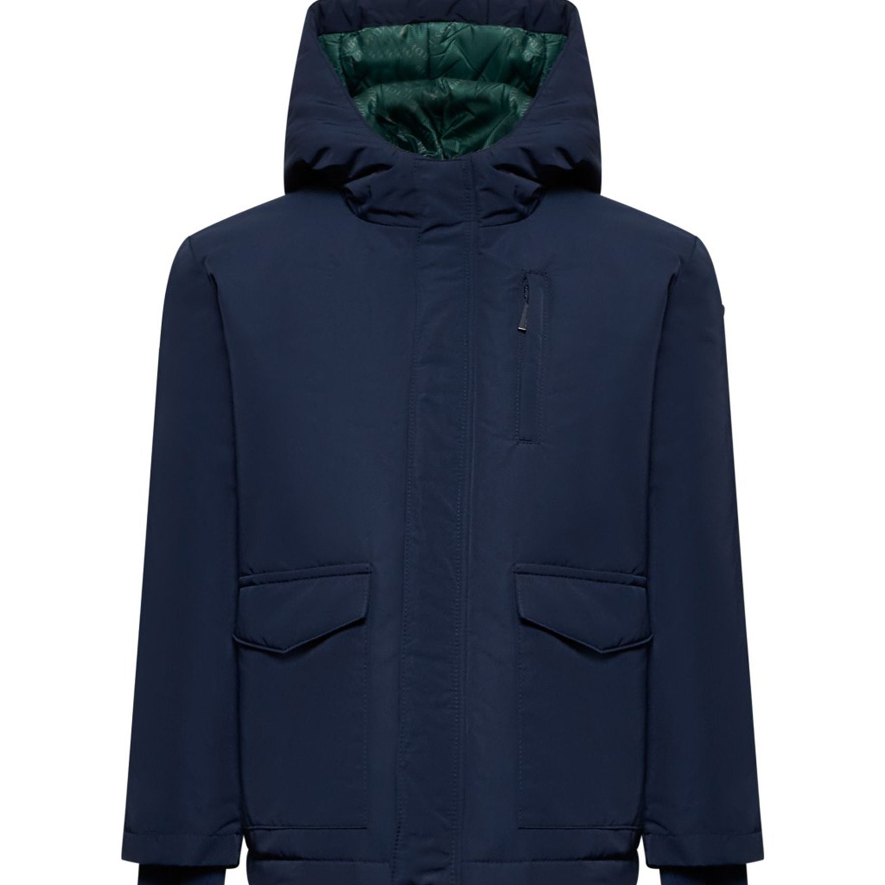 Blue jacket for children with logo