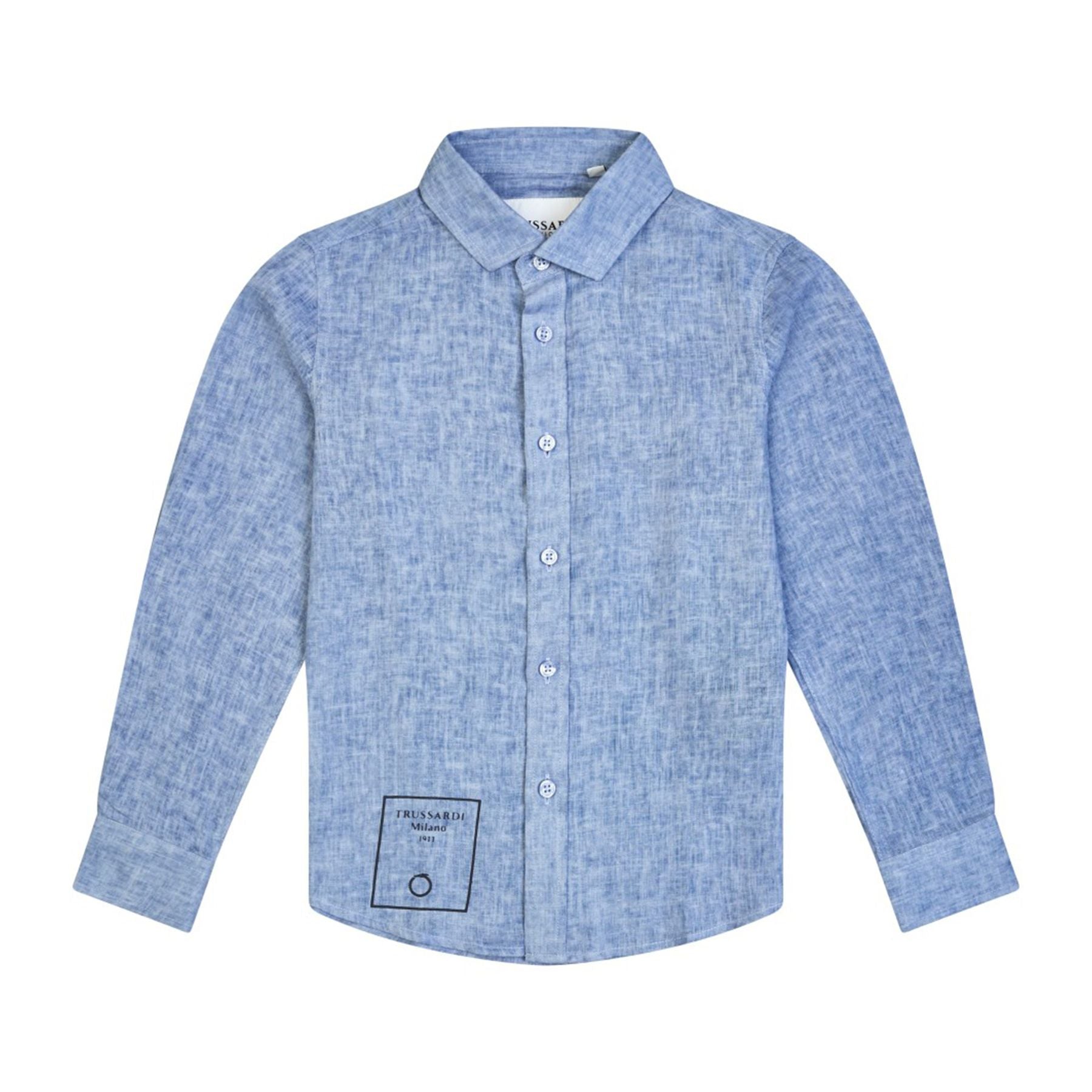 Trussardi Brodis Linen and Viscose Shirt