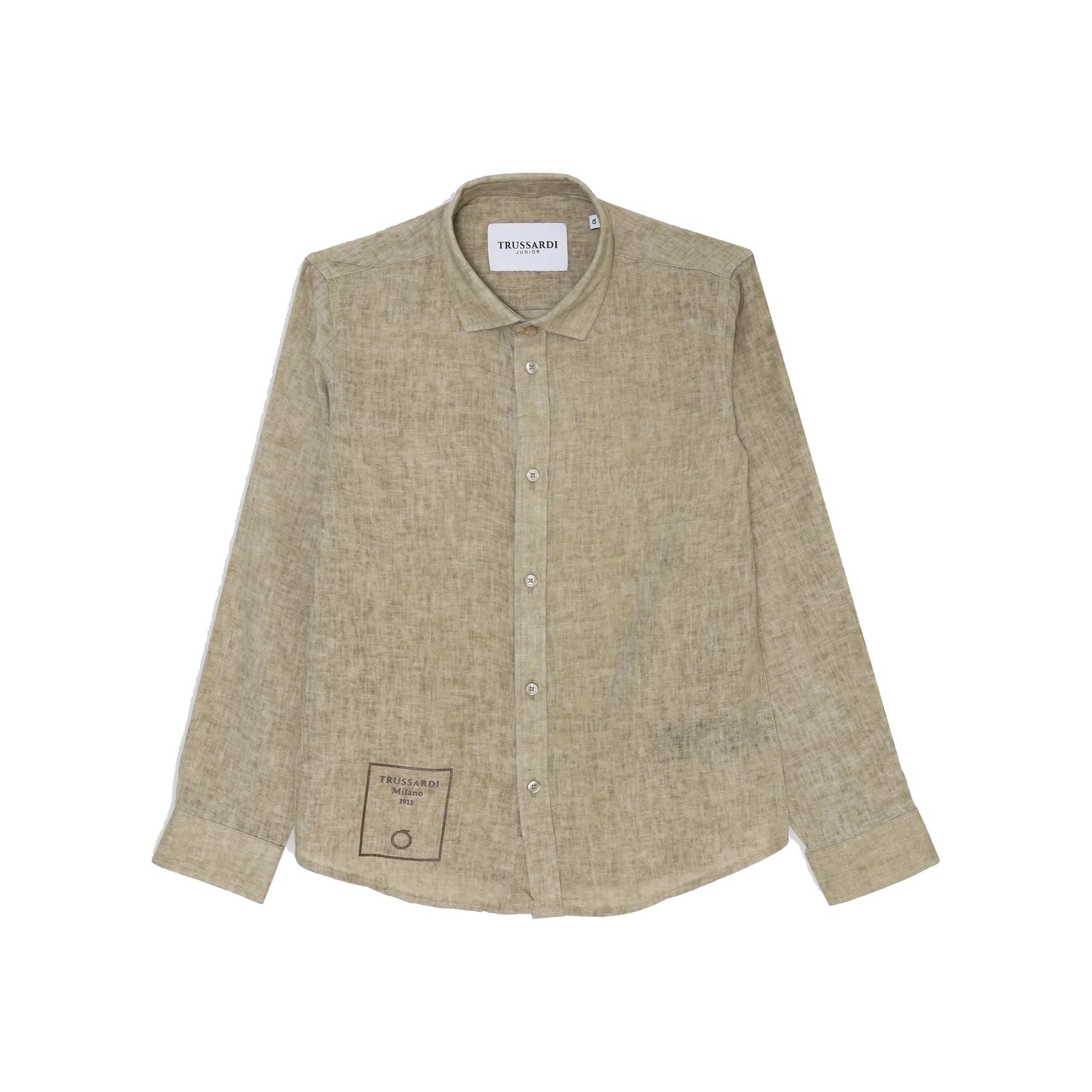 Trussardi Brodis Linen and Viscose Shirt