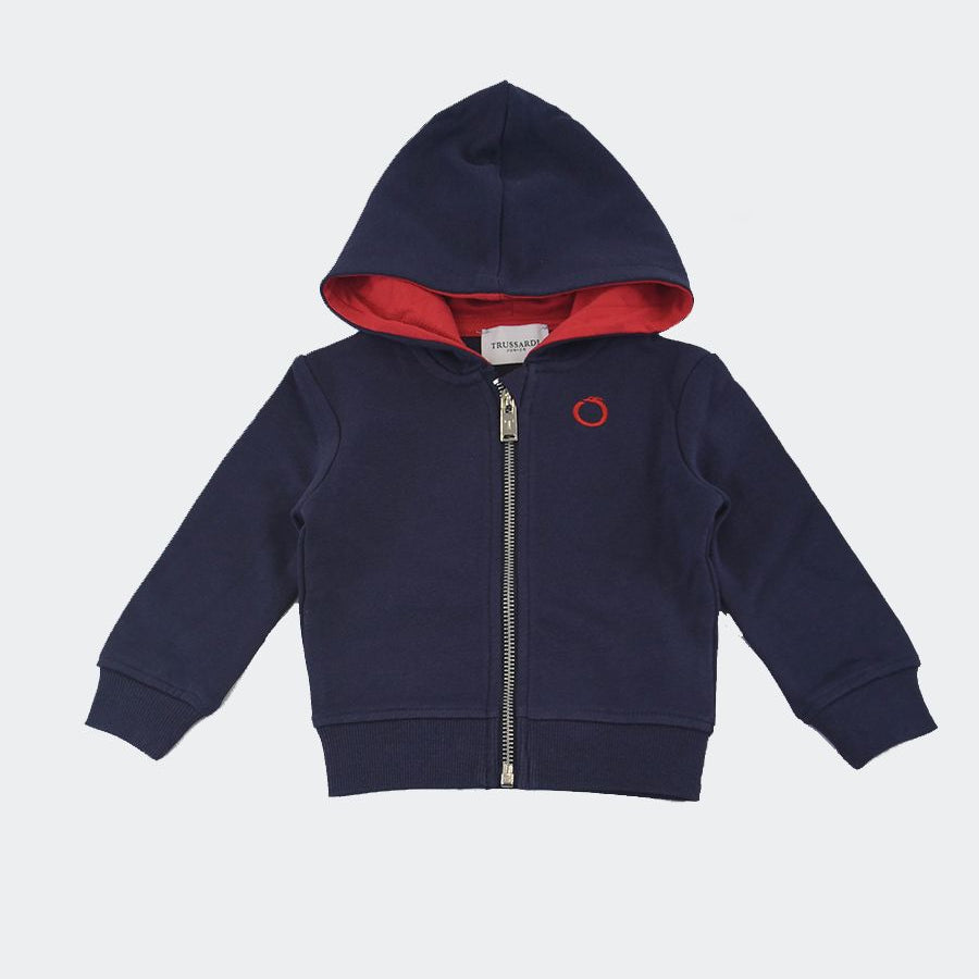 Trussardi Lightweight Full-Zip Hoodie