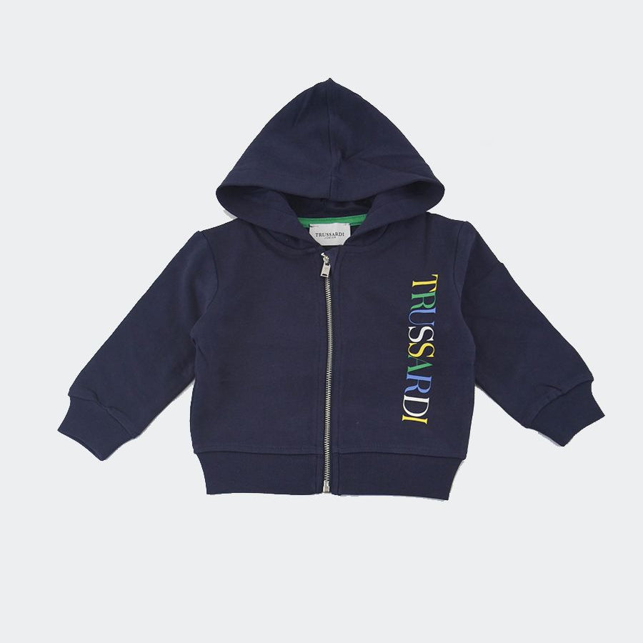 Trussardi Lightweight Full-Zip Hoodie