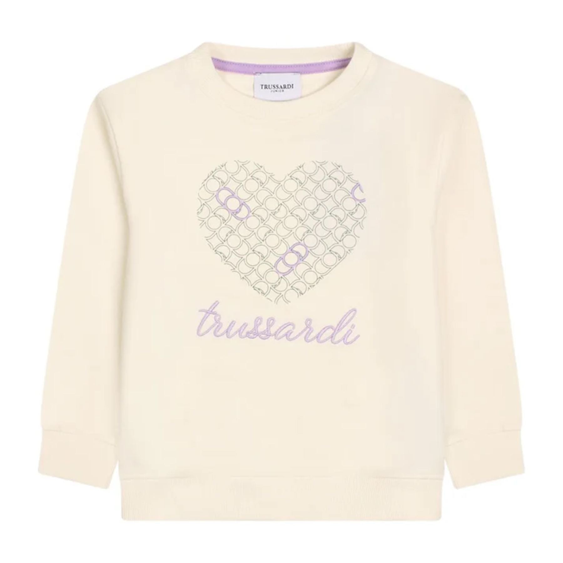 Trussardi Heart Print Sweatshirt