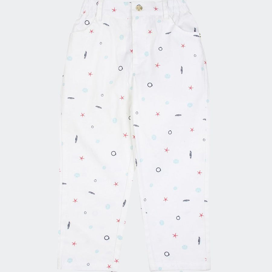 Trussardi Floral Print Trousers