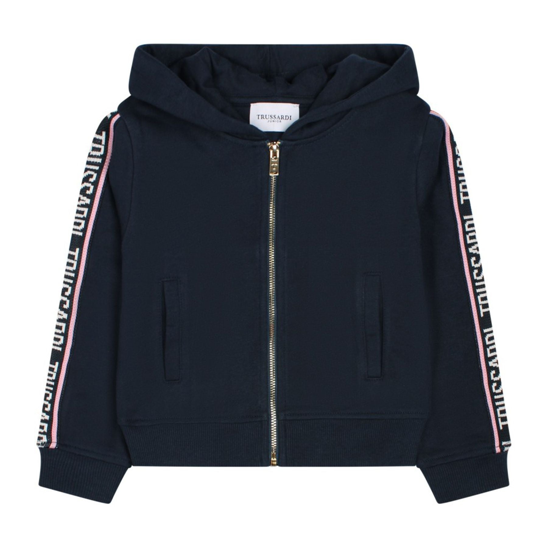 Trussardi Sweatshirt with All-Over Logo Band