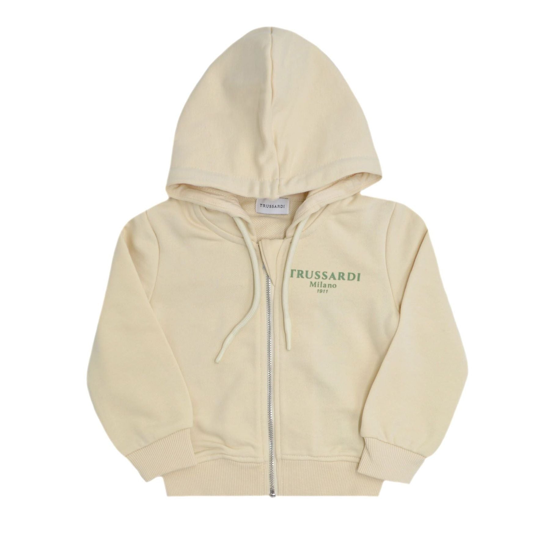 Trussardi Lightweight Open Sweatshirt Beige