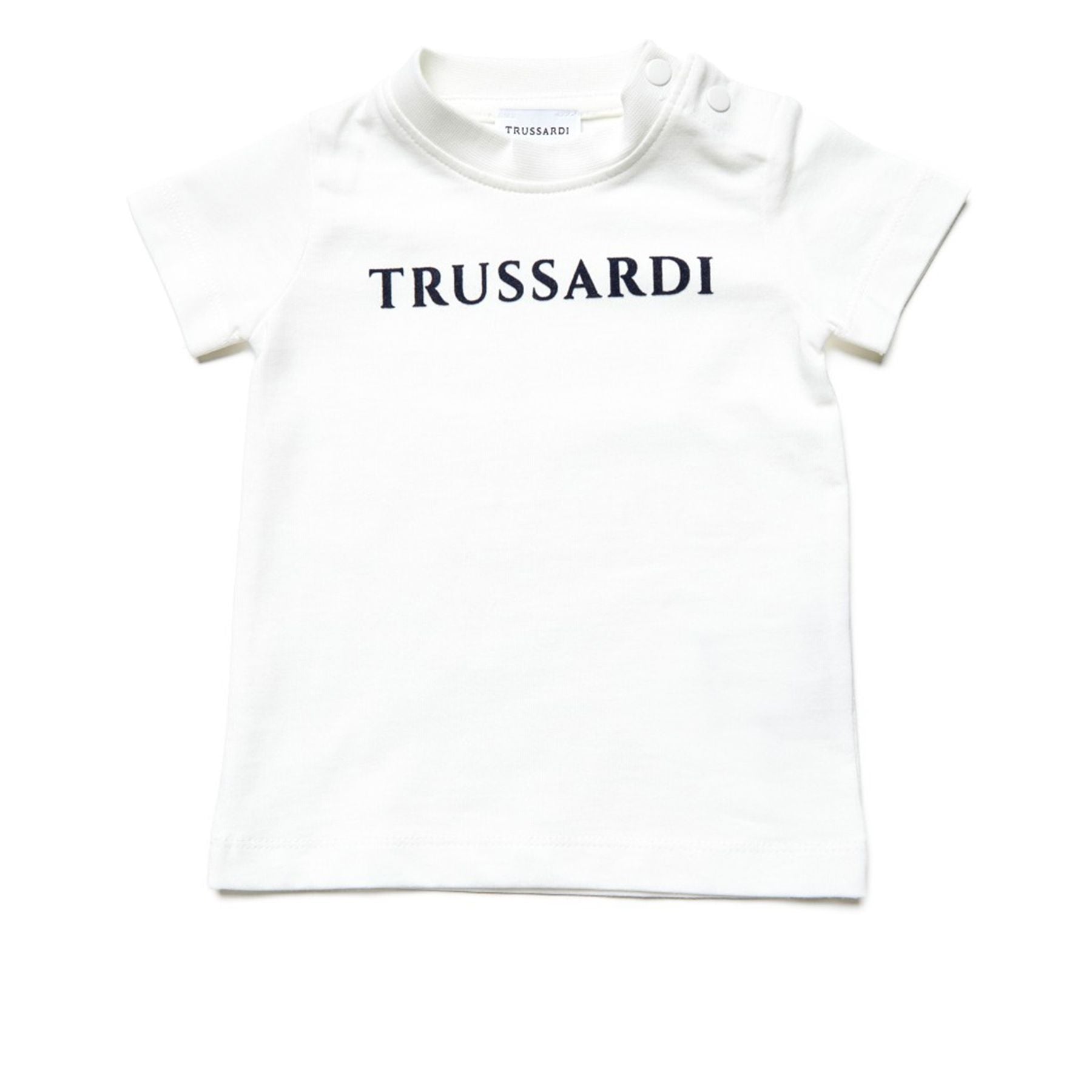 White Printed Crew Neck T-Shirt