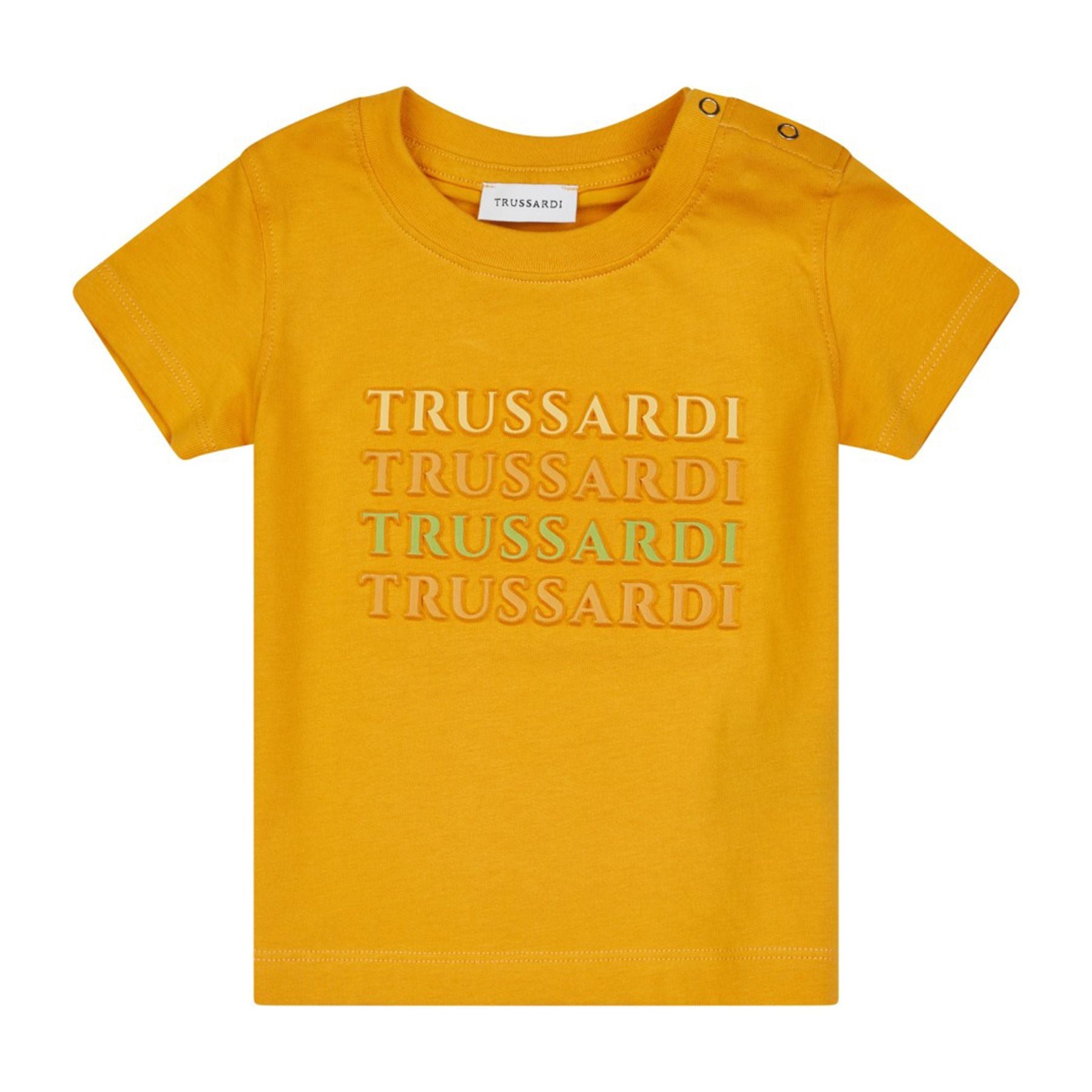 Trussardi Orange Crew Neck T-Shirt