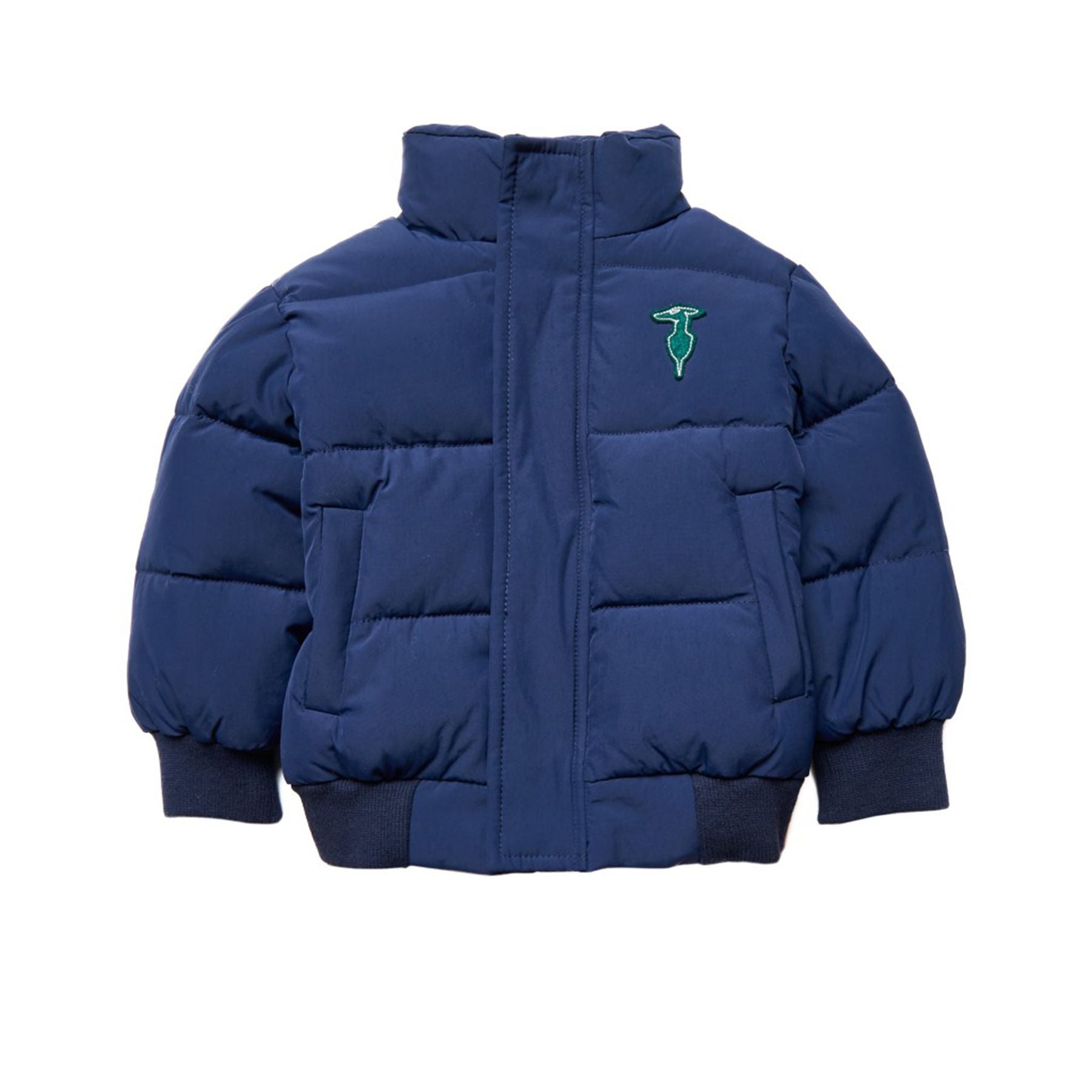 Trussardi Heavyweight Blue Padded and Quilted Jacket