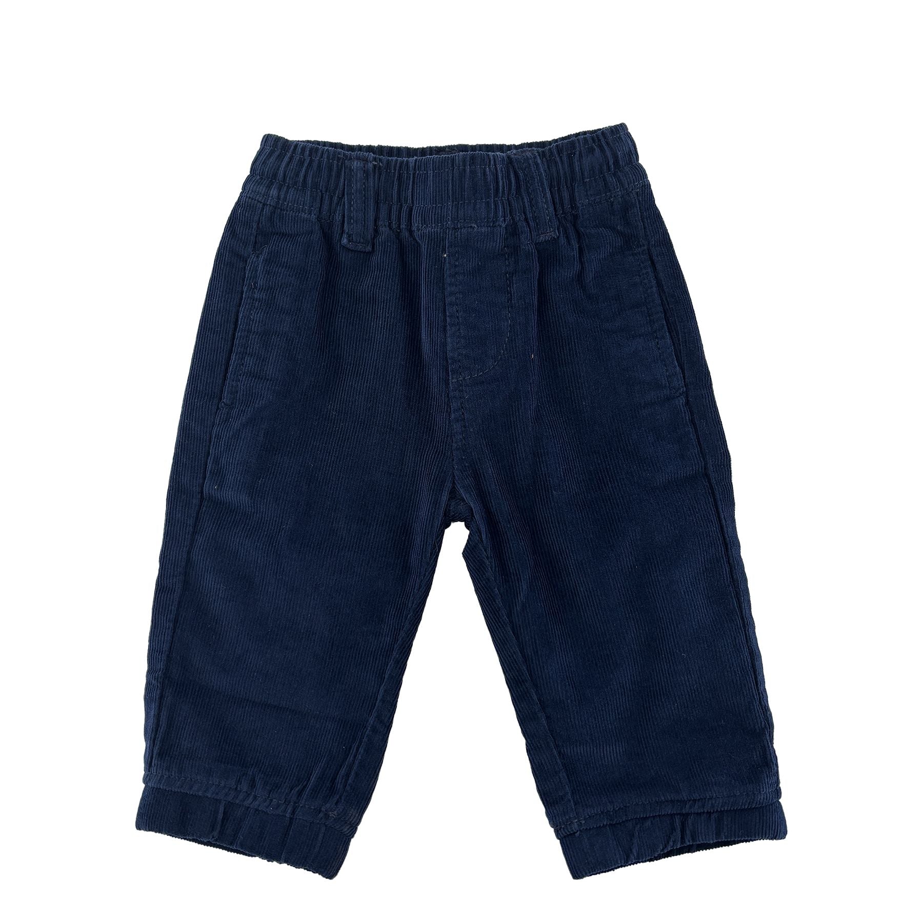 Trussardi Solid Color Trousers with Elastic and Drawstring