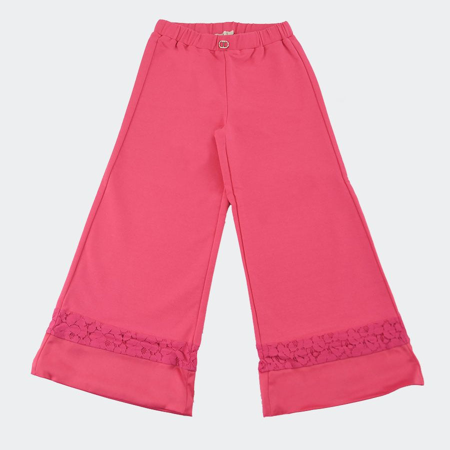 Twinset Fleece And Lace Trousers