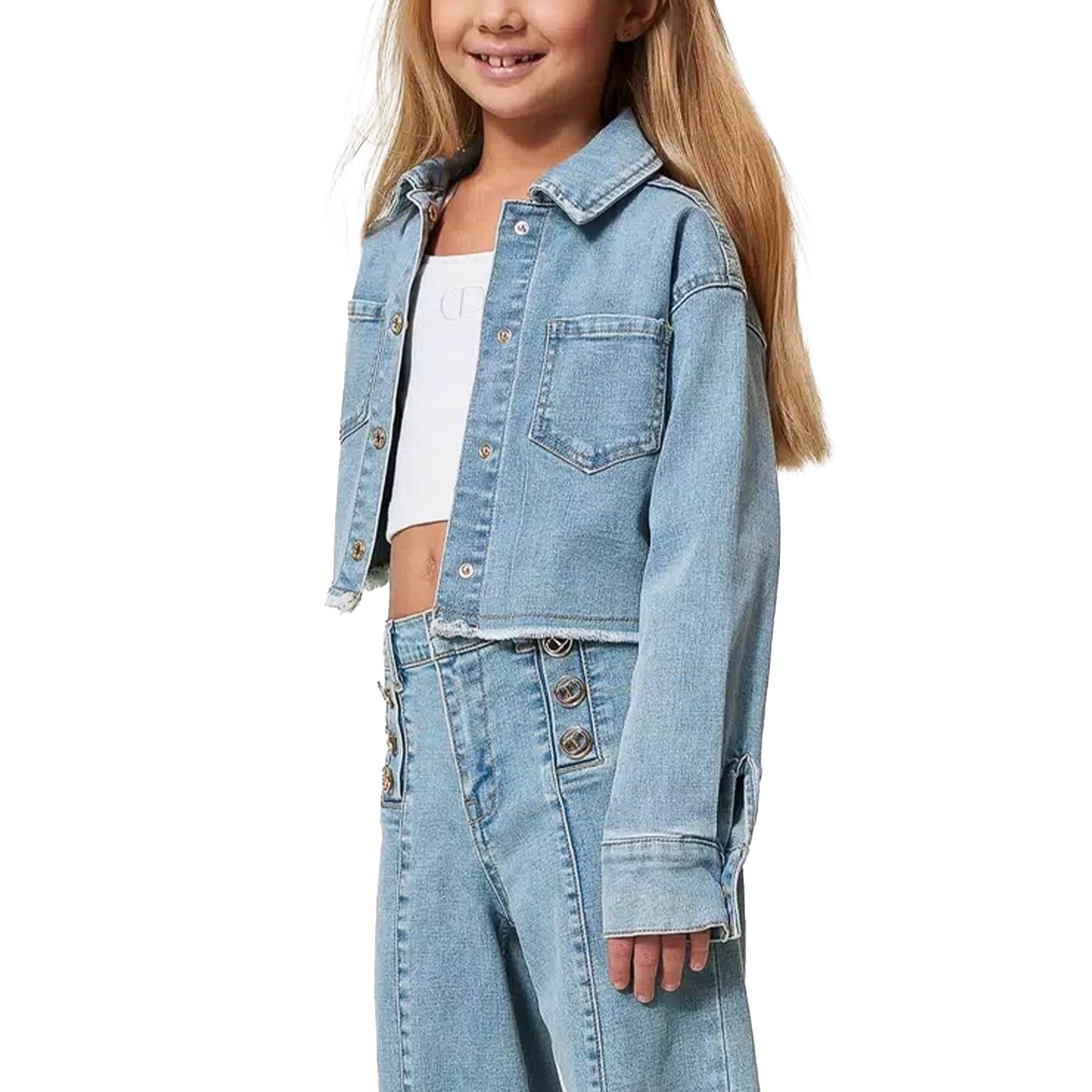 Twinset Lightweight Stretch Denim Jacket