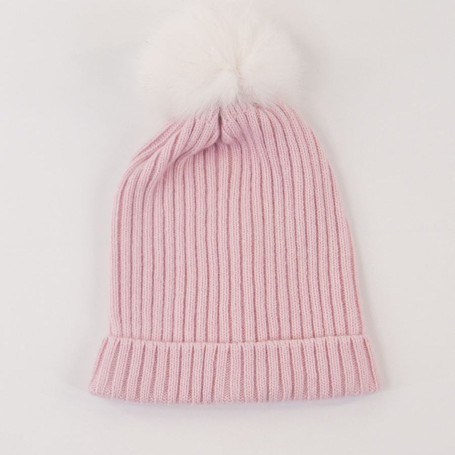 U+e U+e Ribbed Hat with Pom Pom