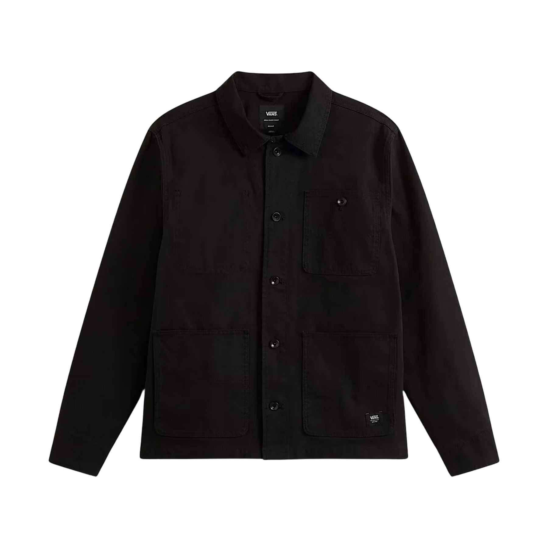 Vans Adult Black Button-Up Shirt Jacket