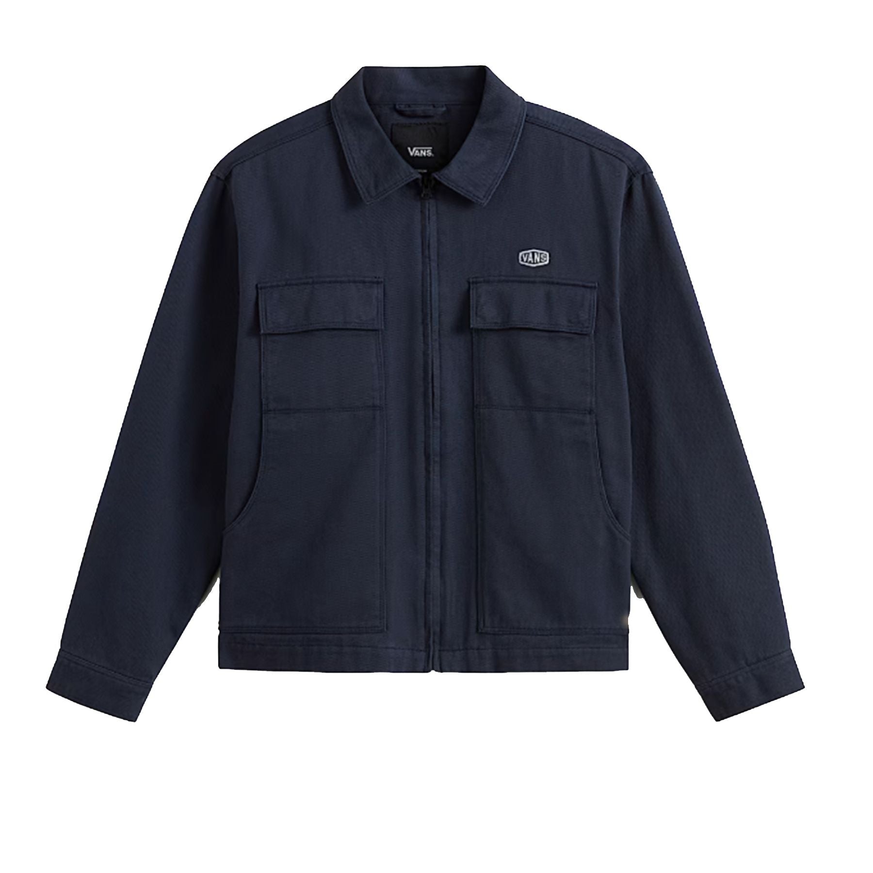 Vans Adult Zip-Up Shirt Jacket in Parisian Blue Fabric