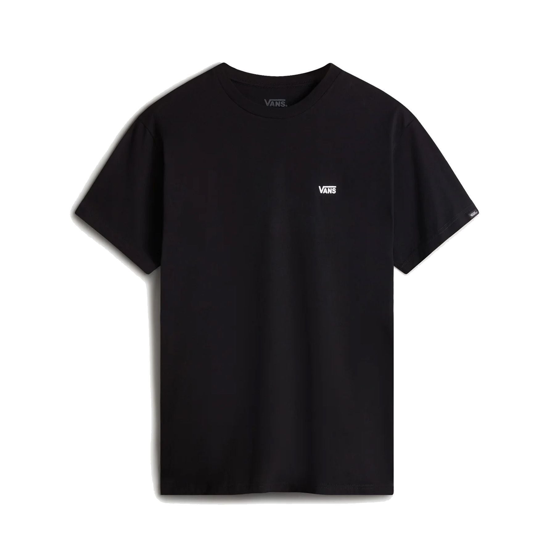 Vans Black Crew Neck T-Shirt for Boys and Adults