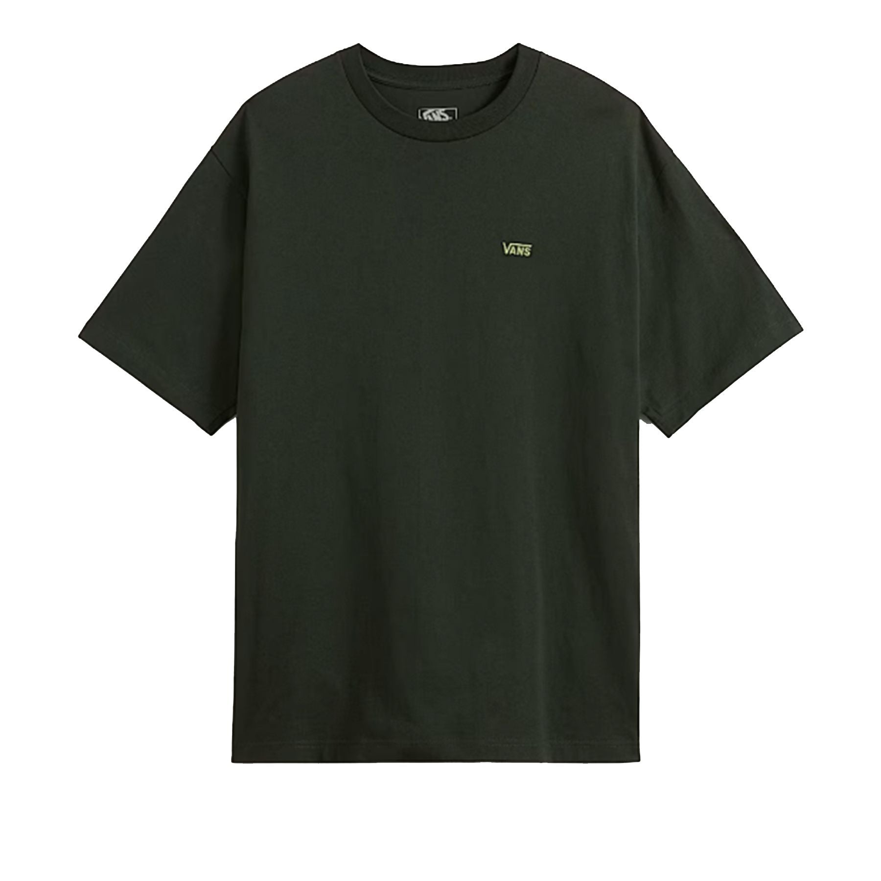Vans Black Crew Neck T-Shirt for Boys and Adults