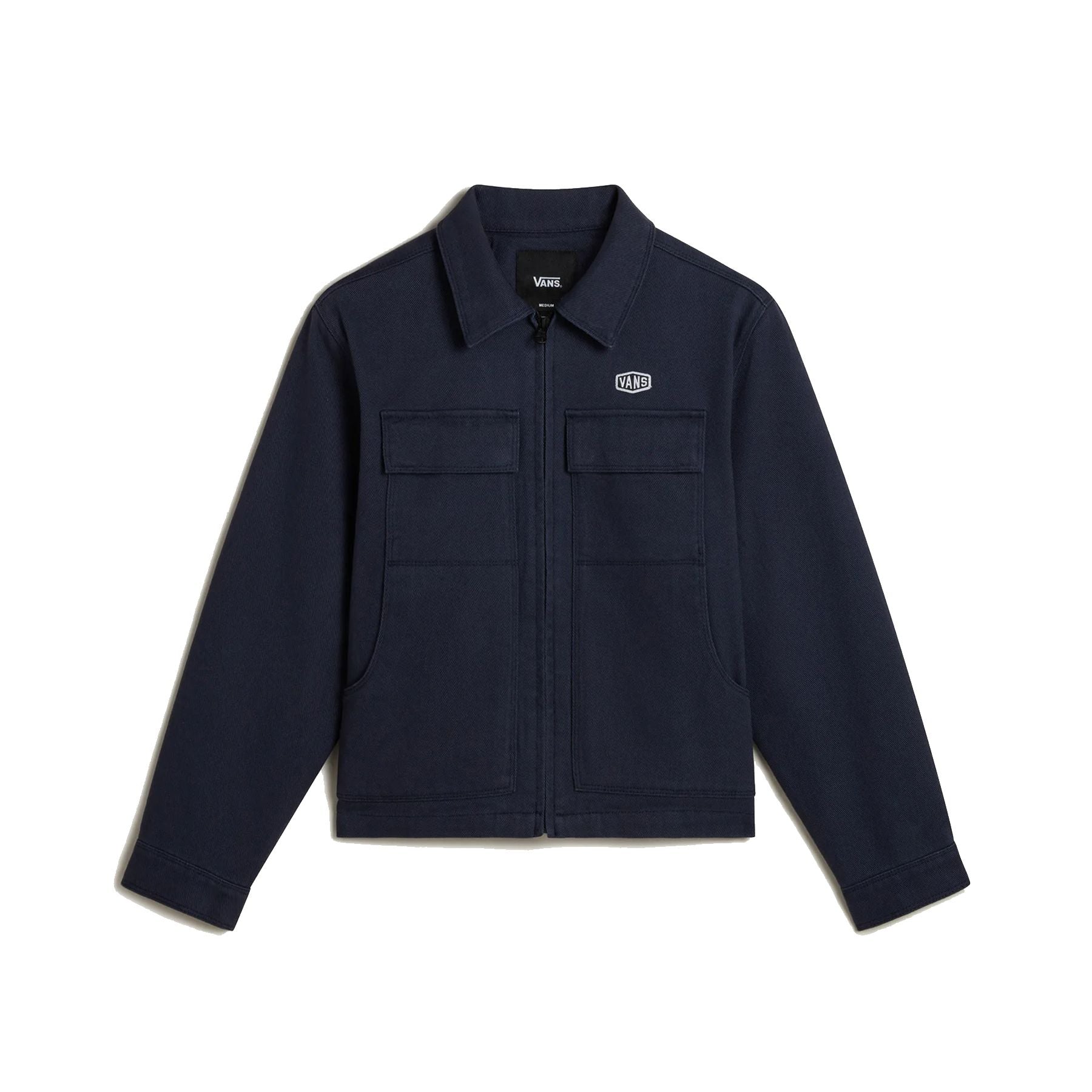Vans Zip-Up Shirt Jacket in Parisian Blue Fabric