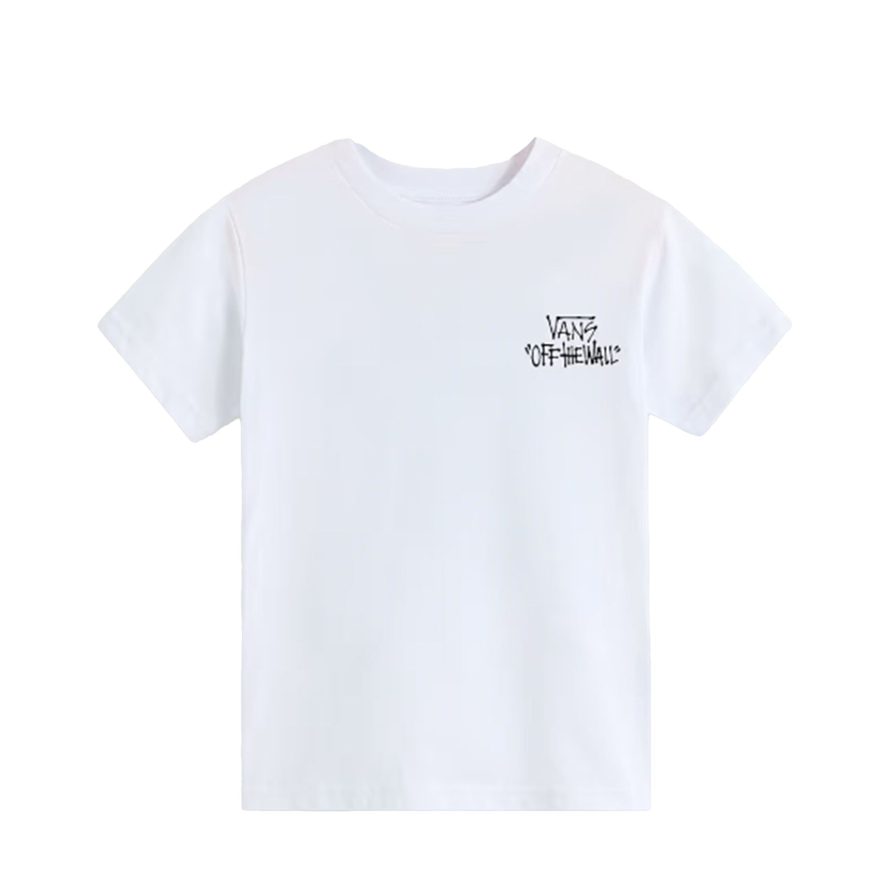 Vans White Crew Neck T-Shirt with Print