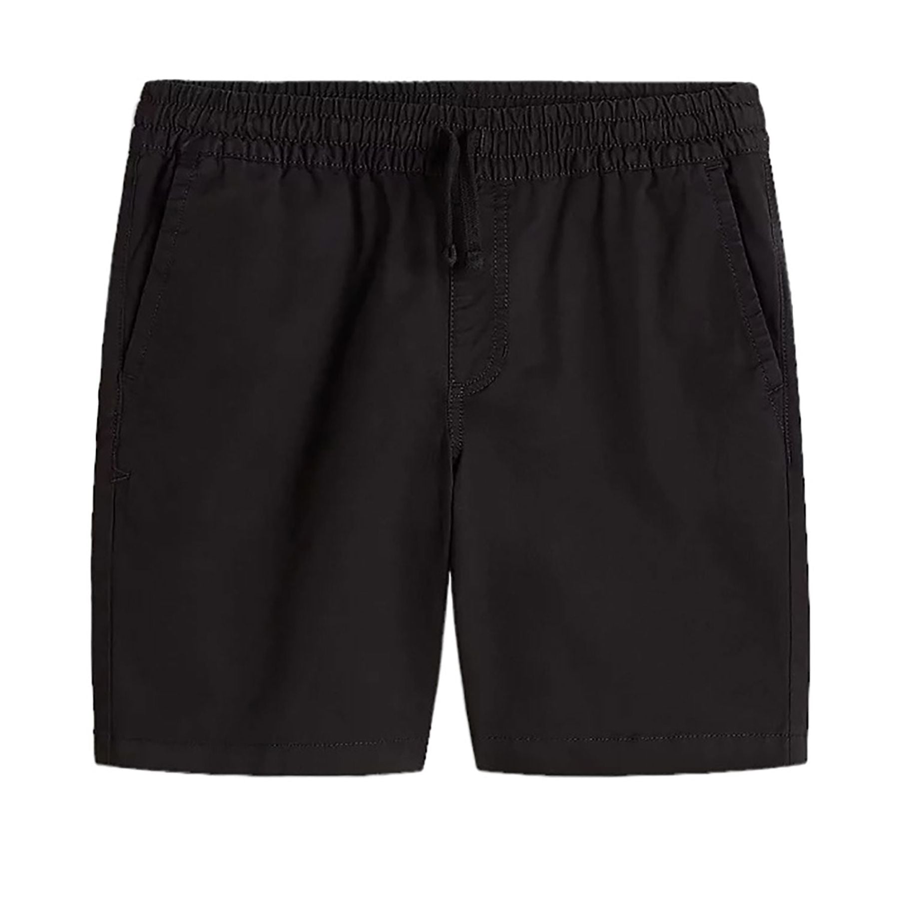 Vans Bermuda Shorts in Black with Elastic Waist