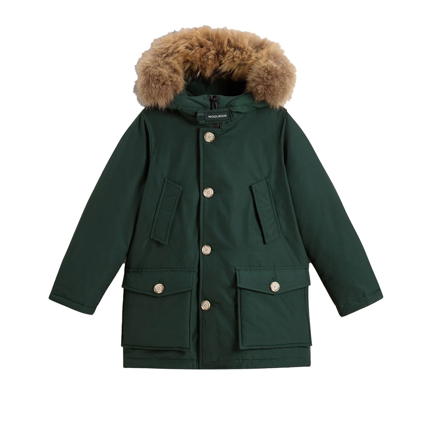 Woolrich Arctic Detachable Fur Parka Dark Green