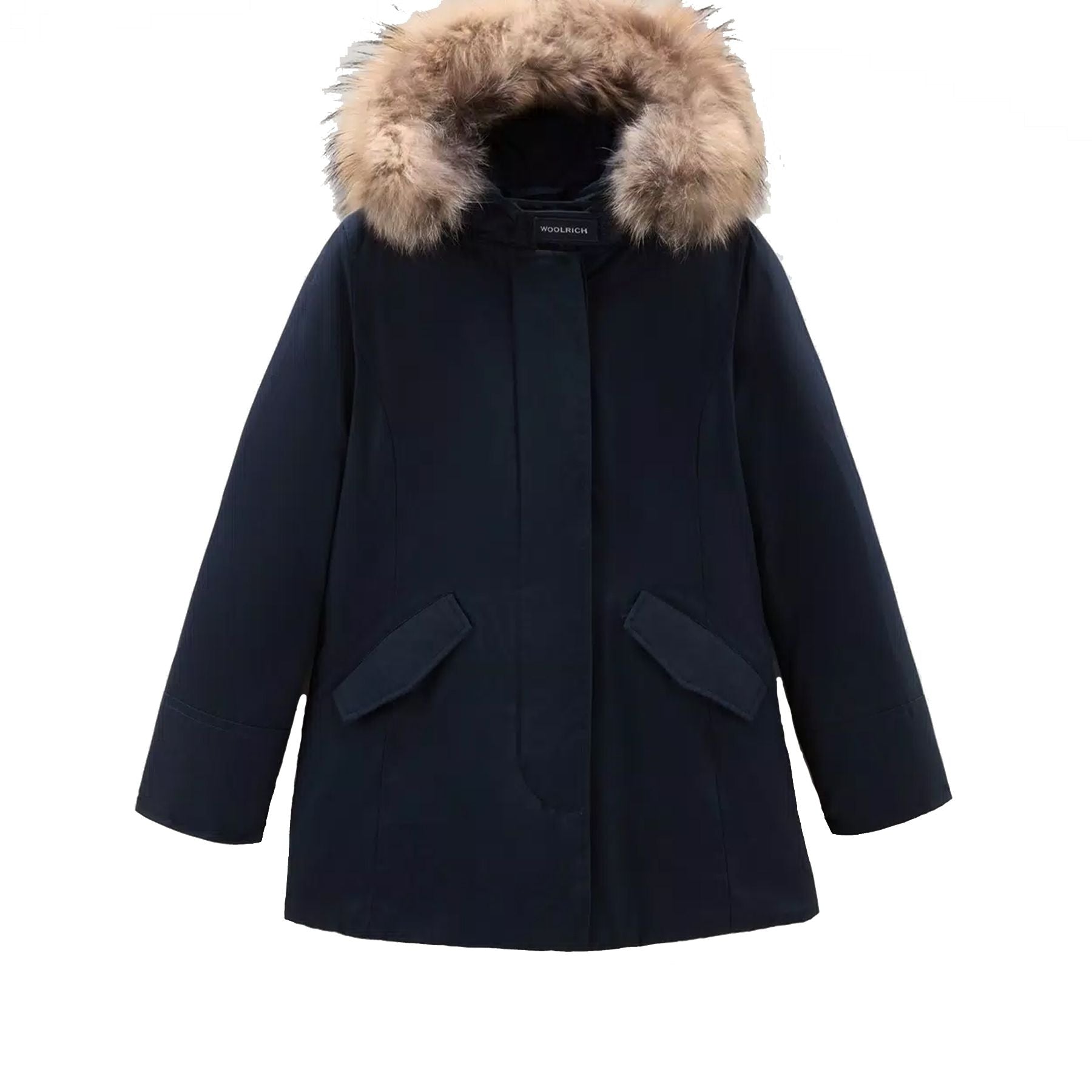 Luxury arctic raccoon parka down jacket