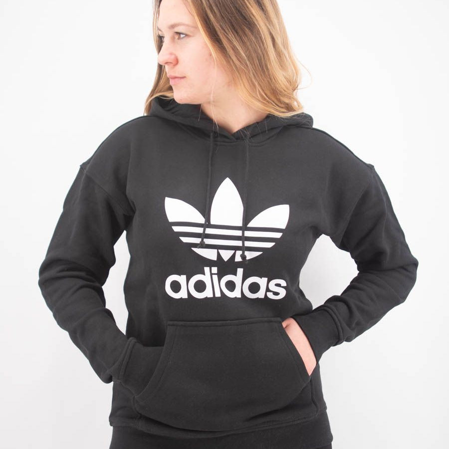 Adidas Hoodie with Trefoil Logo Print