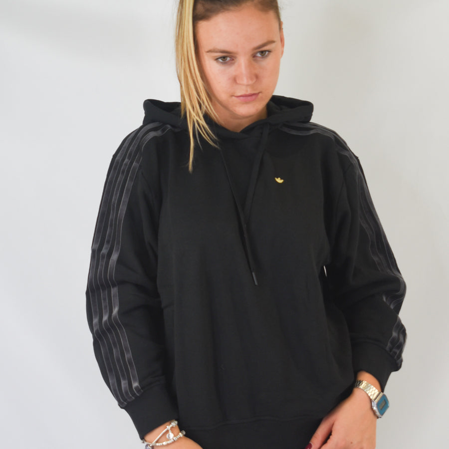 Adidas Hoodie with Side Stripes and Mini Logo