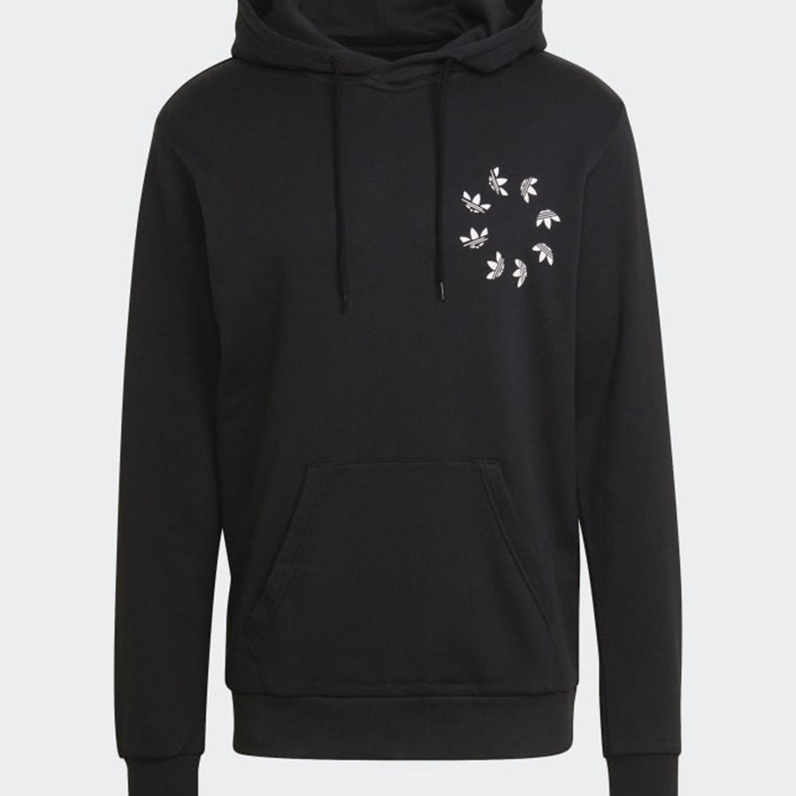 Adidas Hoodie with Circular Logo Embroidery on the Heart Side