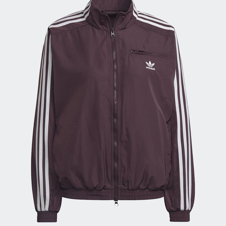 Adidas Full Zip Solid Color Sweatshirt
