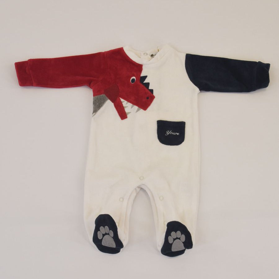 Love is me Tricolor Onesie with Dragon