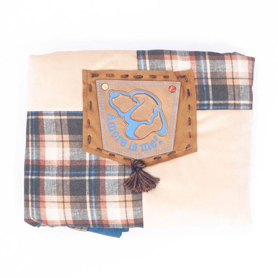 Love is me Baby Blanket Dog Theme