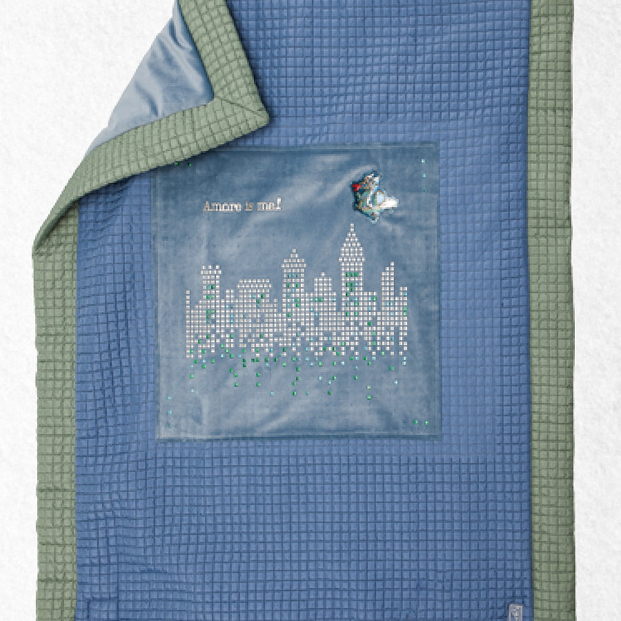 Love is me Dragon Fabric Blanket