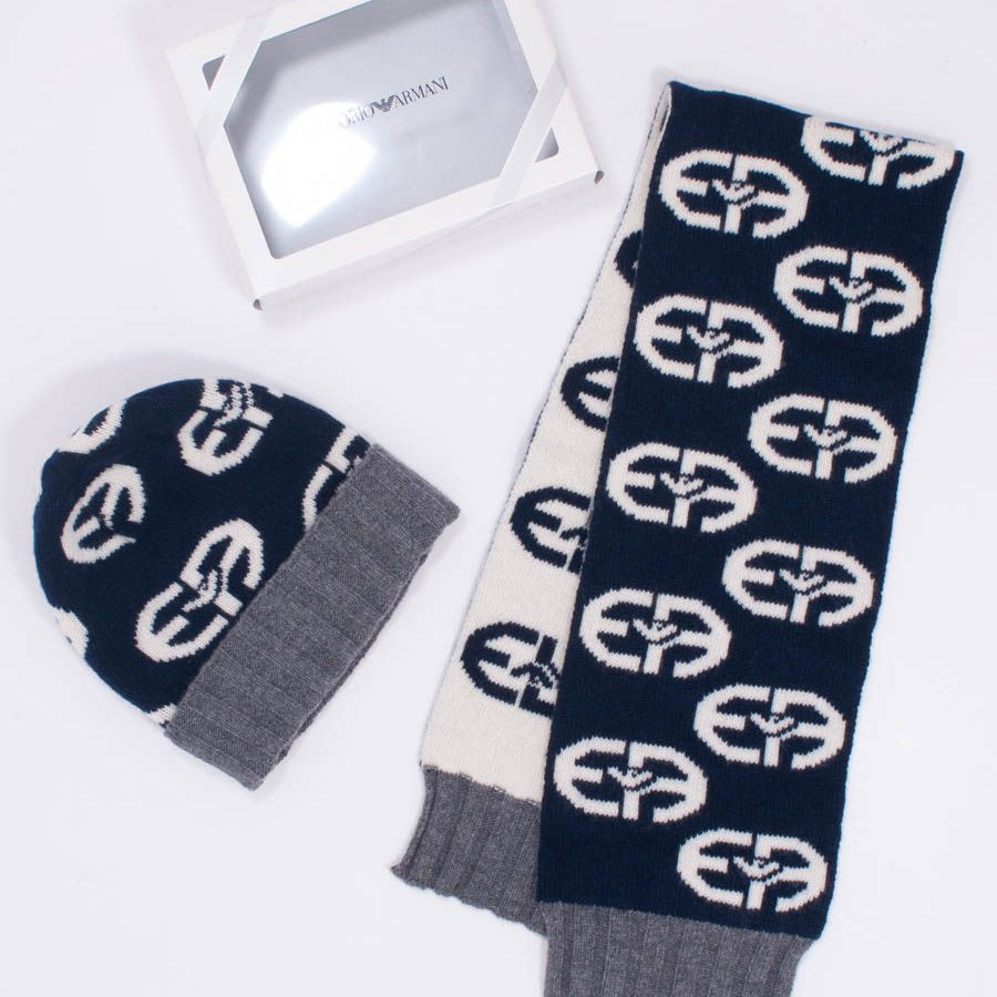 Armani Scarf and Hat Gift Set