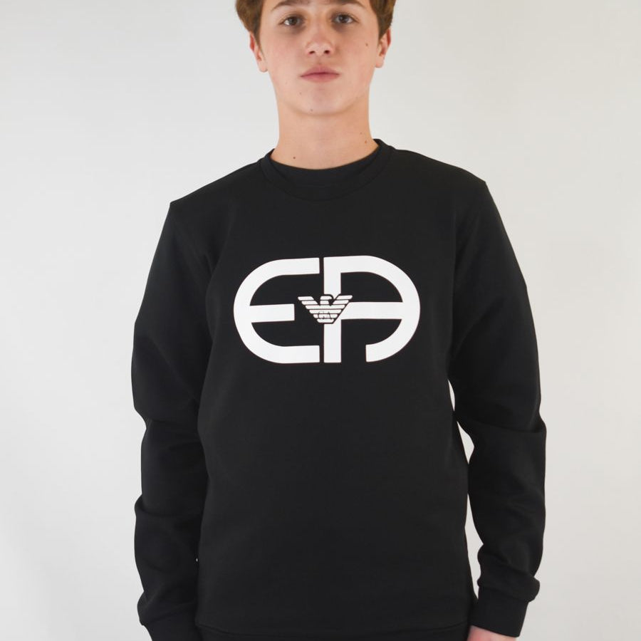 Armani Crewneck Sweatshirt with Emporio Print
