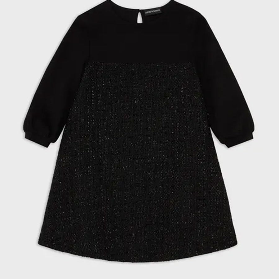 Armani Long Sleeve Crew Neck Dress